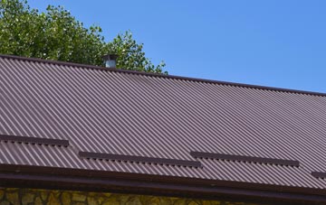 typical Bryn Pydew corrugated roof uses